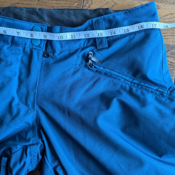 RIPZONE thermal fleece insulated ski/snowboarding/snow pants blue women's size M - Picture 13 of 13